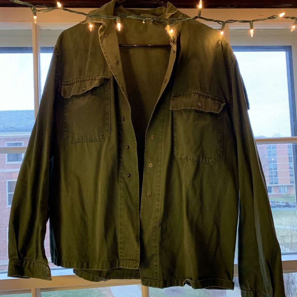 Brandy Melville Green Army Jacket